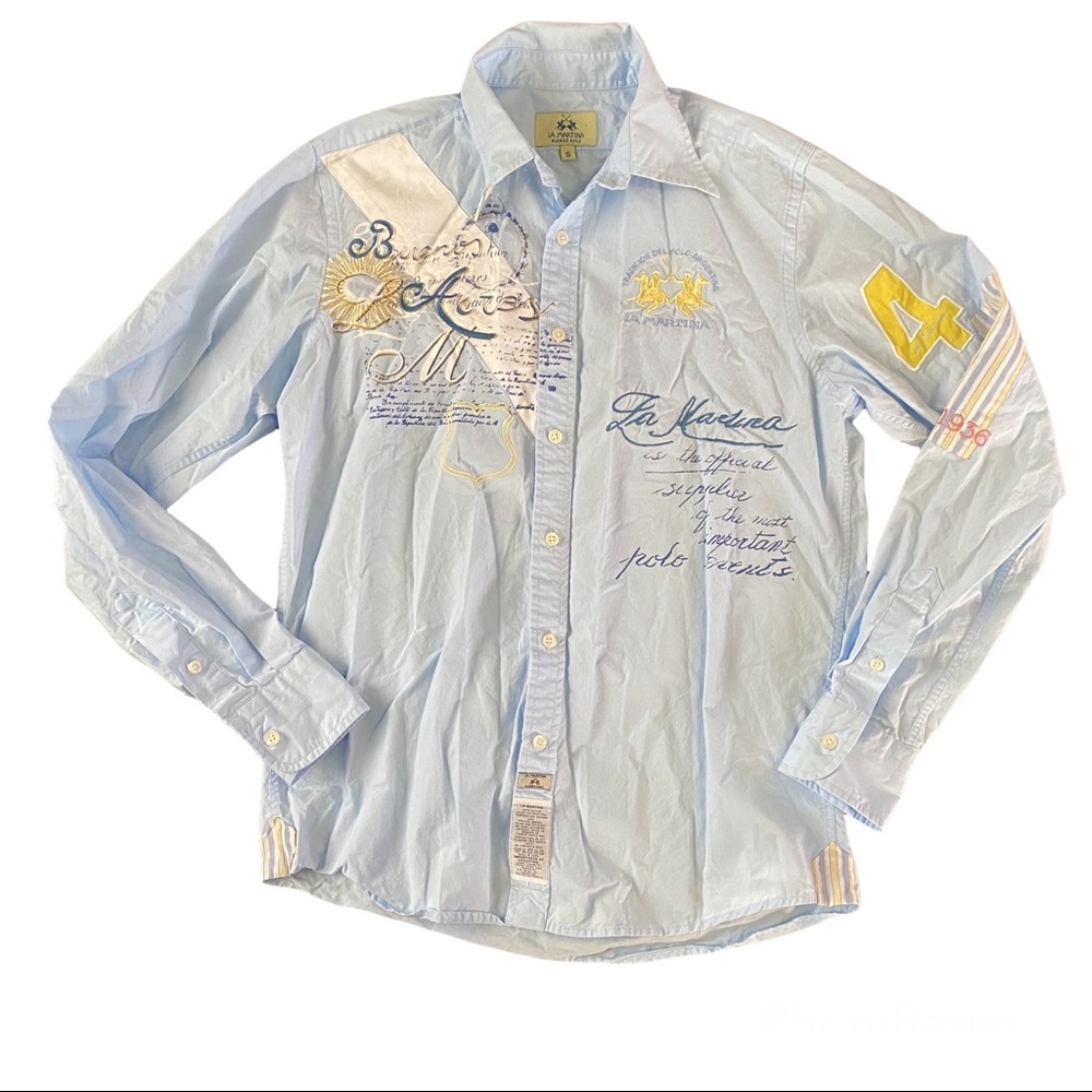 La Martina Buenos Aires Button Down Shirt sz Small